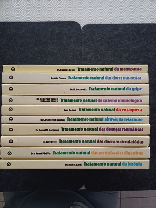 10 livros da coleção Tratamento Natural