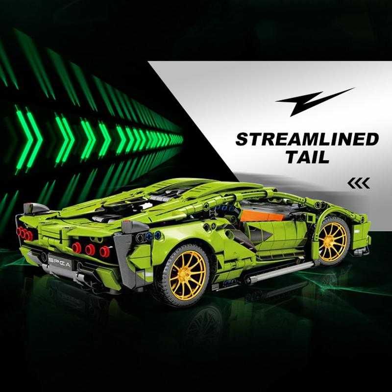 Конструктор Technic Lamborghini Sián FKP 37. Масштаб 1:14. 1283+ детал