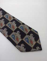 Enrico Converi włoski jedwabny krawat paisley