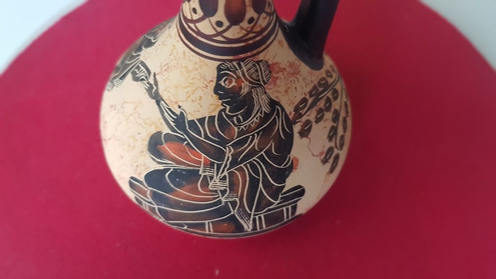 Naczynie greckie, ceramika grecka, wazonik karafka, kopia