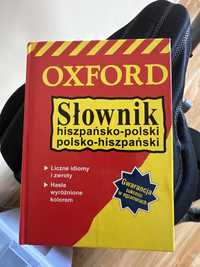 Slownik hiszpansko-polski oxford +rozmowki hiszpanskie