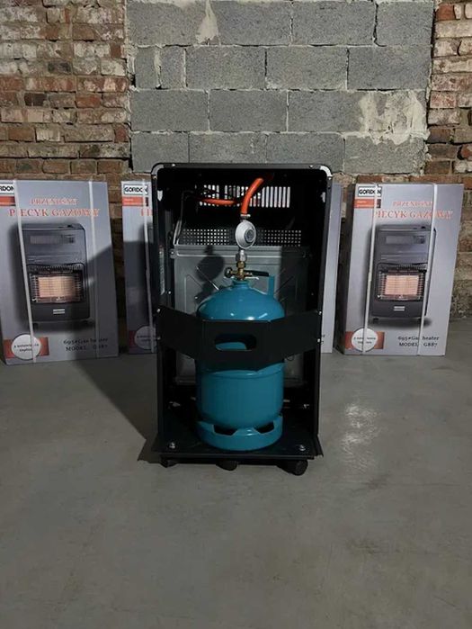 Переносний газовий обігрівач; 1,5 / 2,8 / 4,2 кВ  .шланг + редуктор