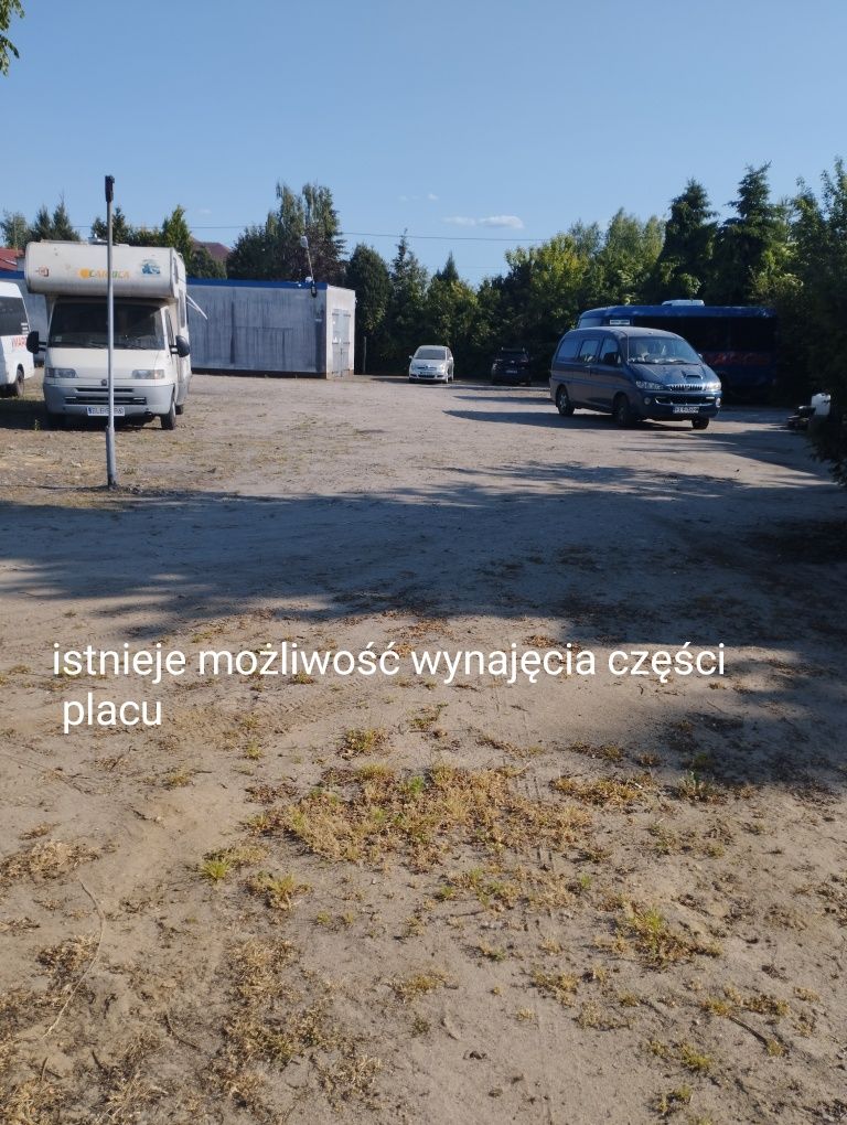 Plac do wynajęcia koło Łęczycy