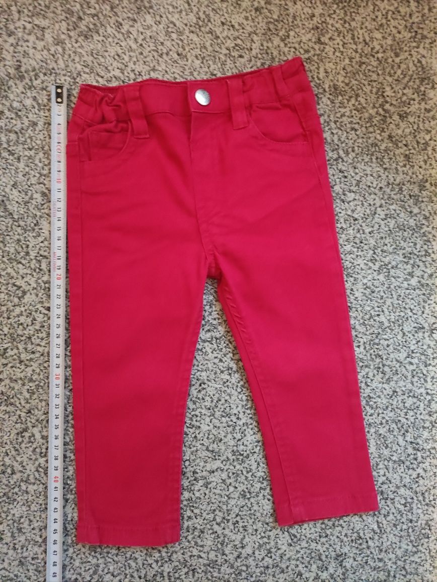 Czerwone jeansy Young Dimension 86