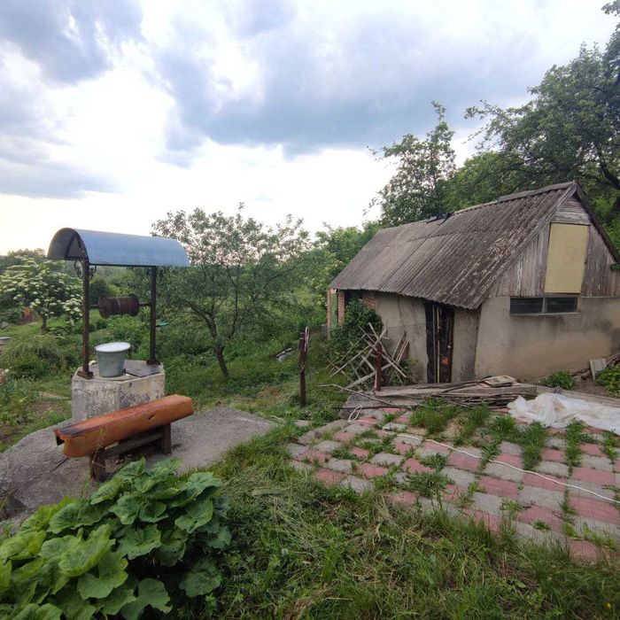 Дачний будинок із копанкою біля озера