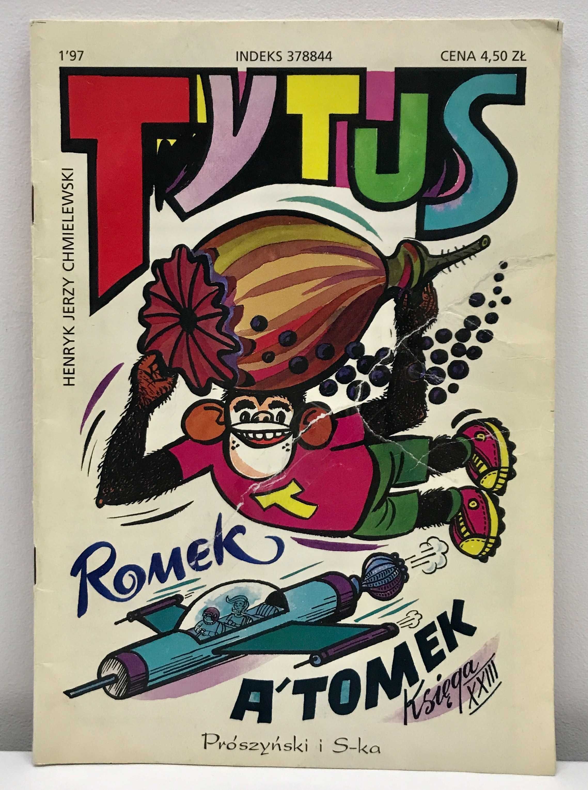 Komiks Tytus Romek i A'tomek Księga 23 Tytus i Bzikotyki 1997