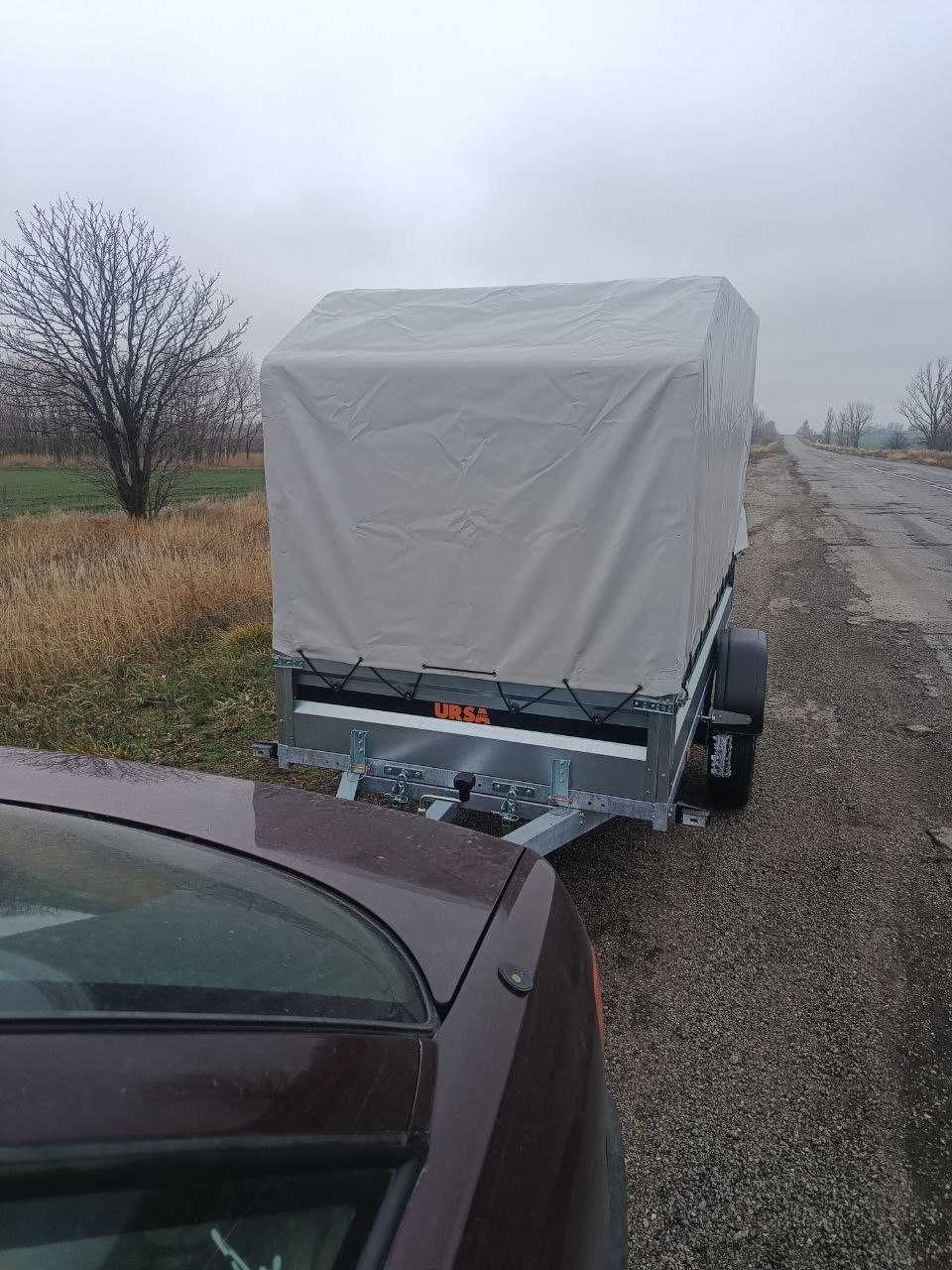 Причіп оцинкований. 2500х1250 мм. Бортоой прицеп.