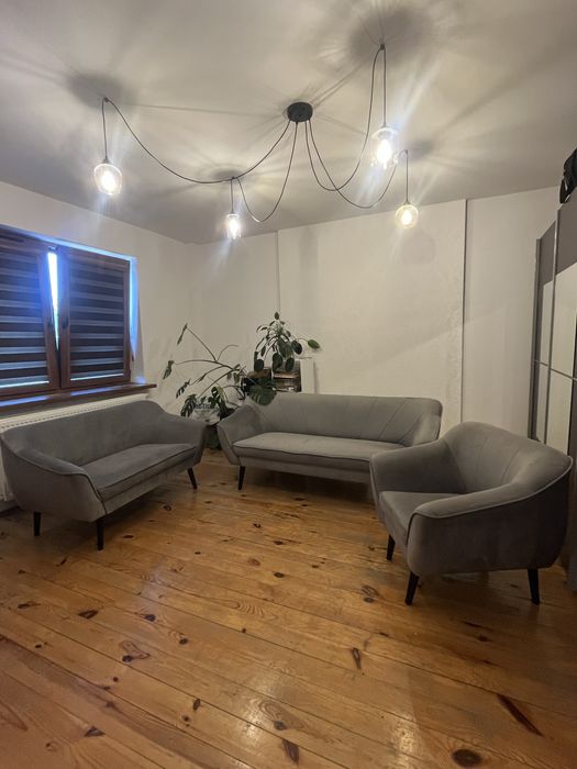 Komplet zestaw mebli sofa fotel