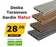 Deska tarasowa kompozytowa Gardin Natur 23x146mm