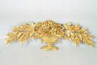 Zwieńczenie girlanda alabastrowa dekoracja złota