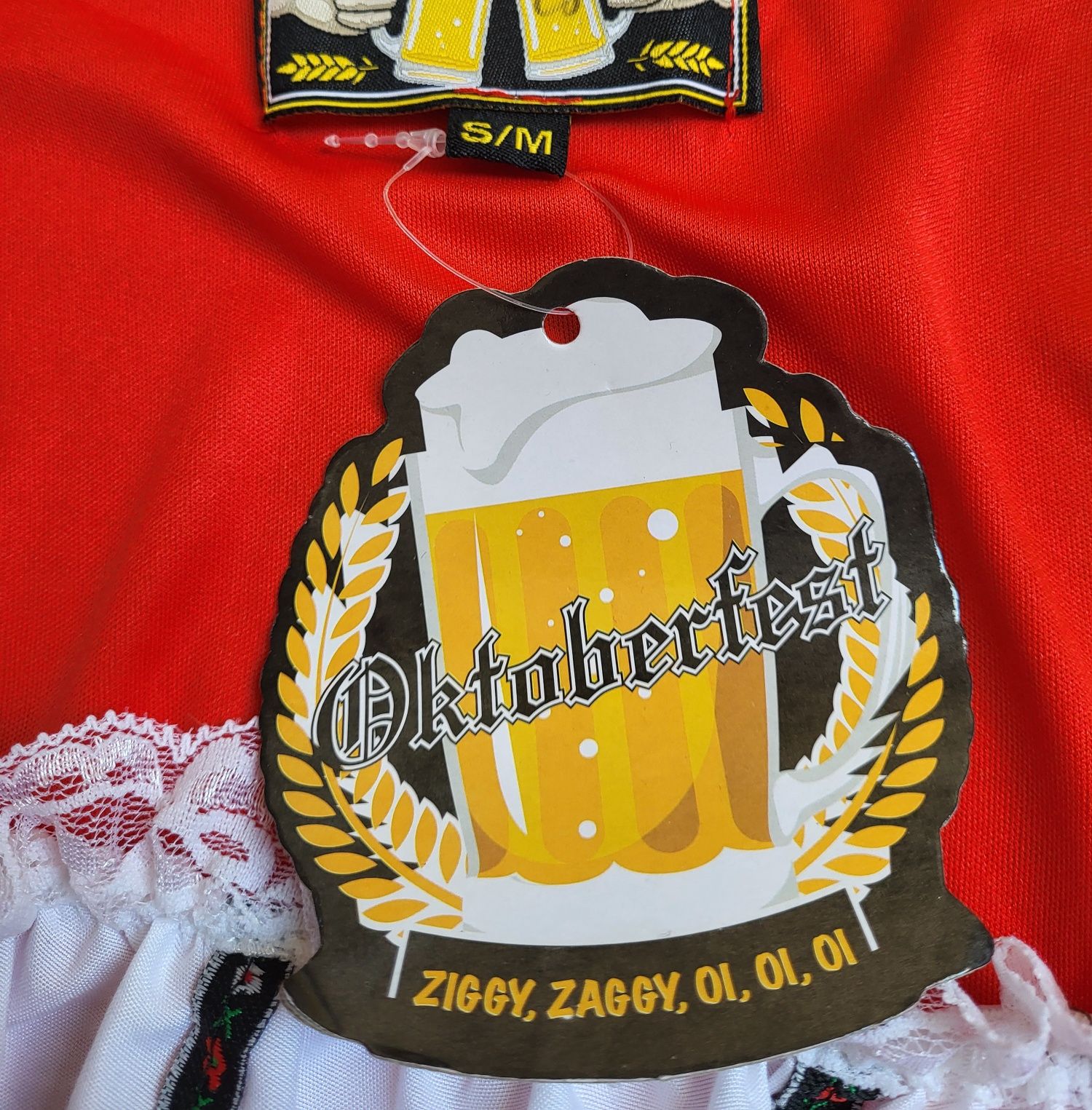 sukienka bawarska na Oktoberfest, strój, kostium, nowe z metką S/M