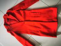 Płaszcz czerwony damski xs
