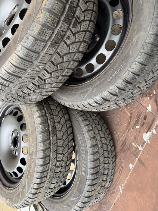 Koła zimowe opony 205 55r 16 vw audi seat skoda
