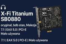 Karta dźwiękowa Creative Sound Blaster X-Fi Titanium SB0880