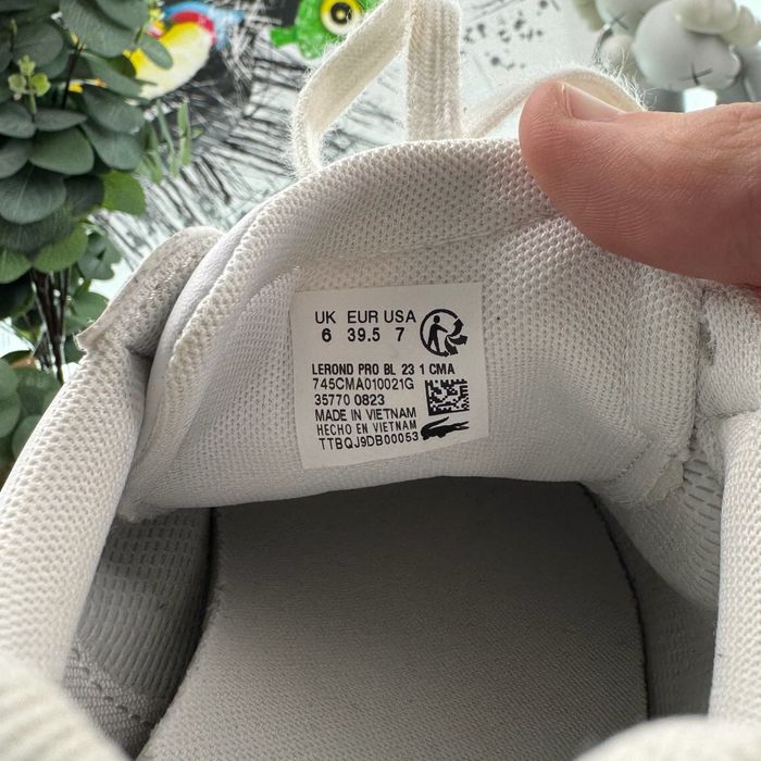 Кросівки шкіряні Lacoste Lerond 39.5 розмір E289