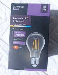 Філаментна світлодіодна LED лампочка 4,7 Вт, Е27, Livarno Home лампа F