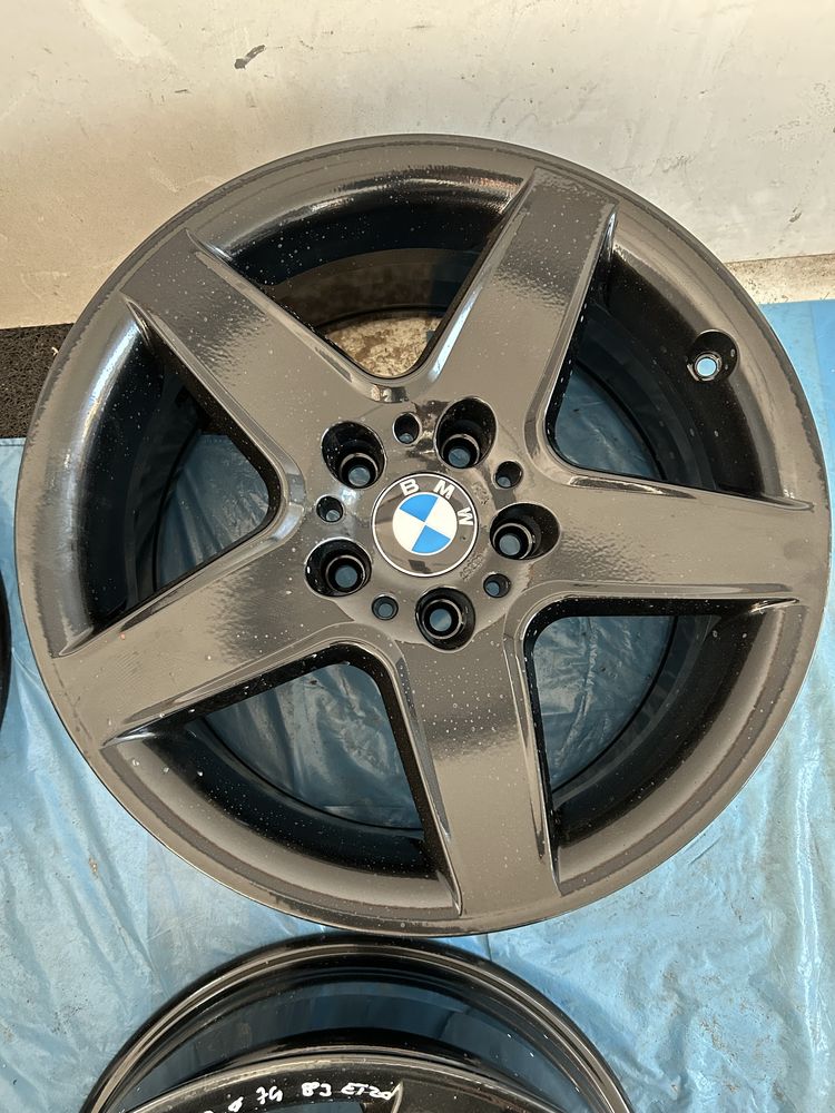 68 Felgi Aluminiowe BMW R 17 5x120 otwót 74 Bardzo Ładne Czarne E 39