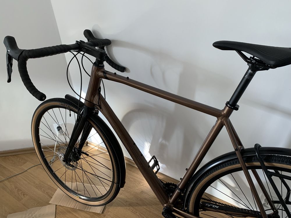 Rower Gravel Szosa La pierre Cross Hill 3.0 - złoty