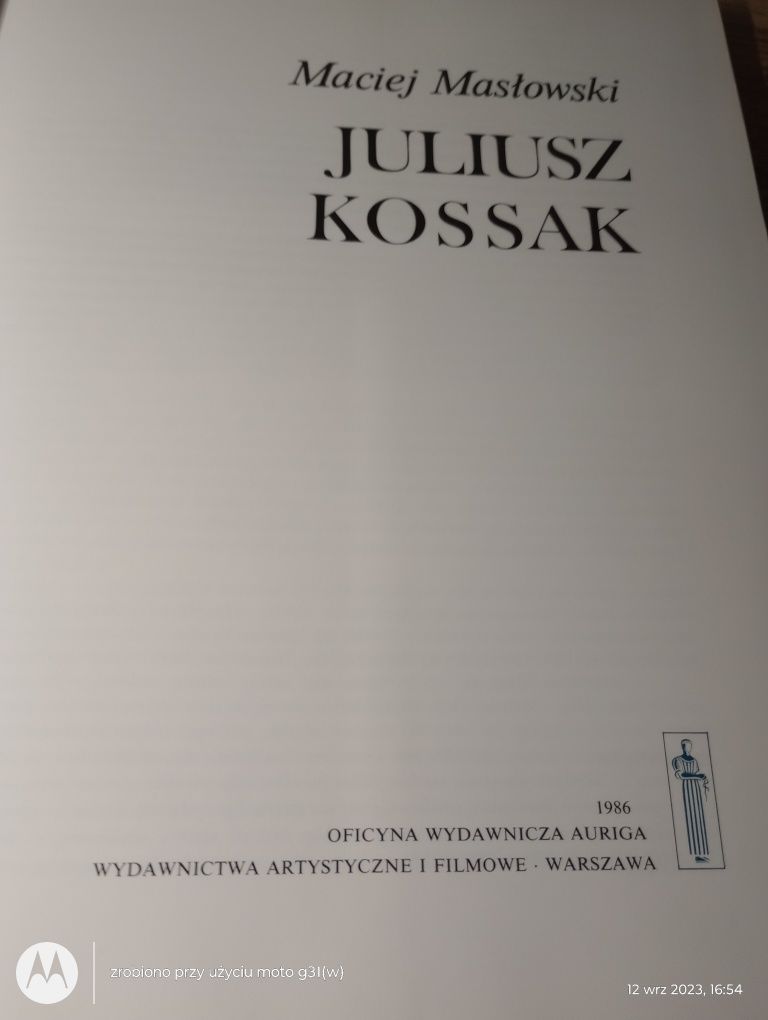 Juliusz Kossak. Maciej Masłowski. Album