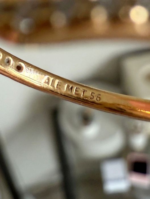 pierścionek Pandora różowe złoto