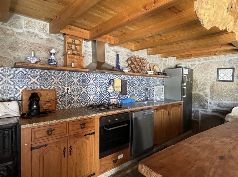 Casa rustica em ambiente natural