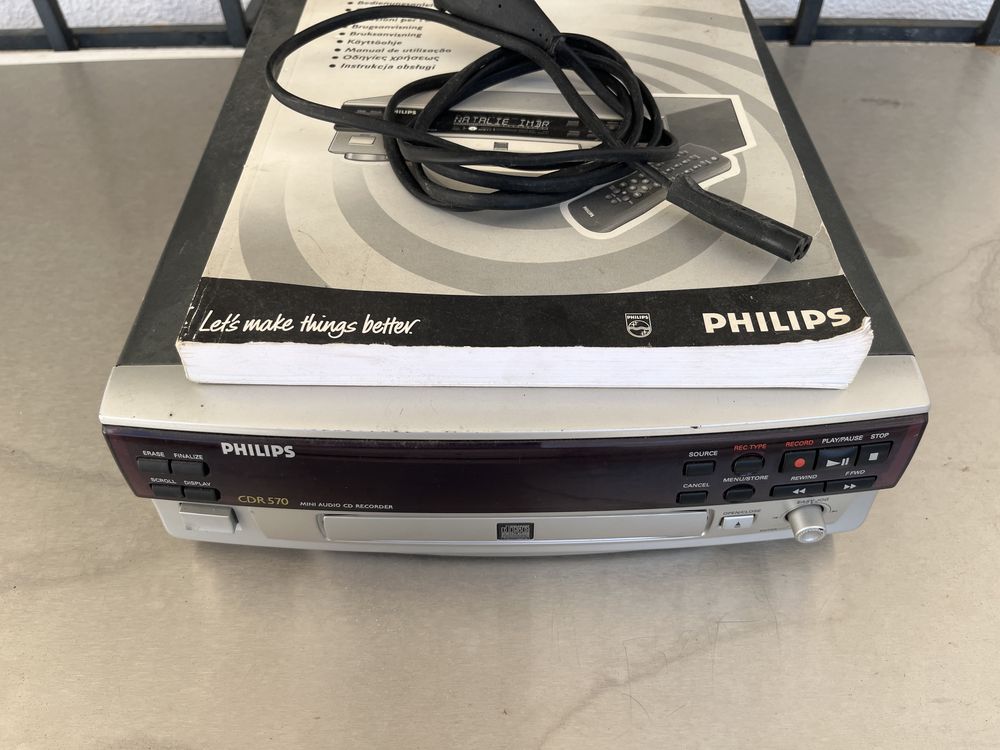 Gravador de cd philips