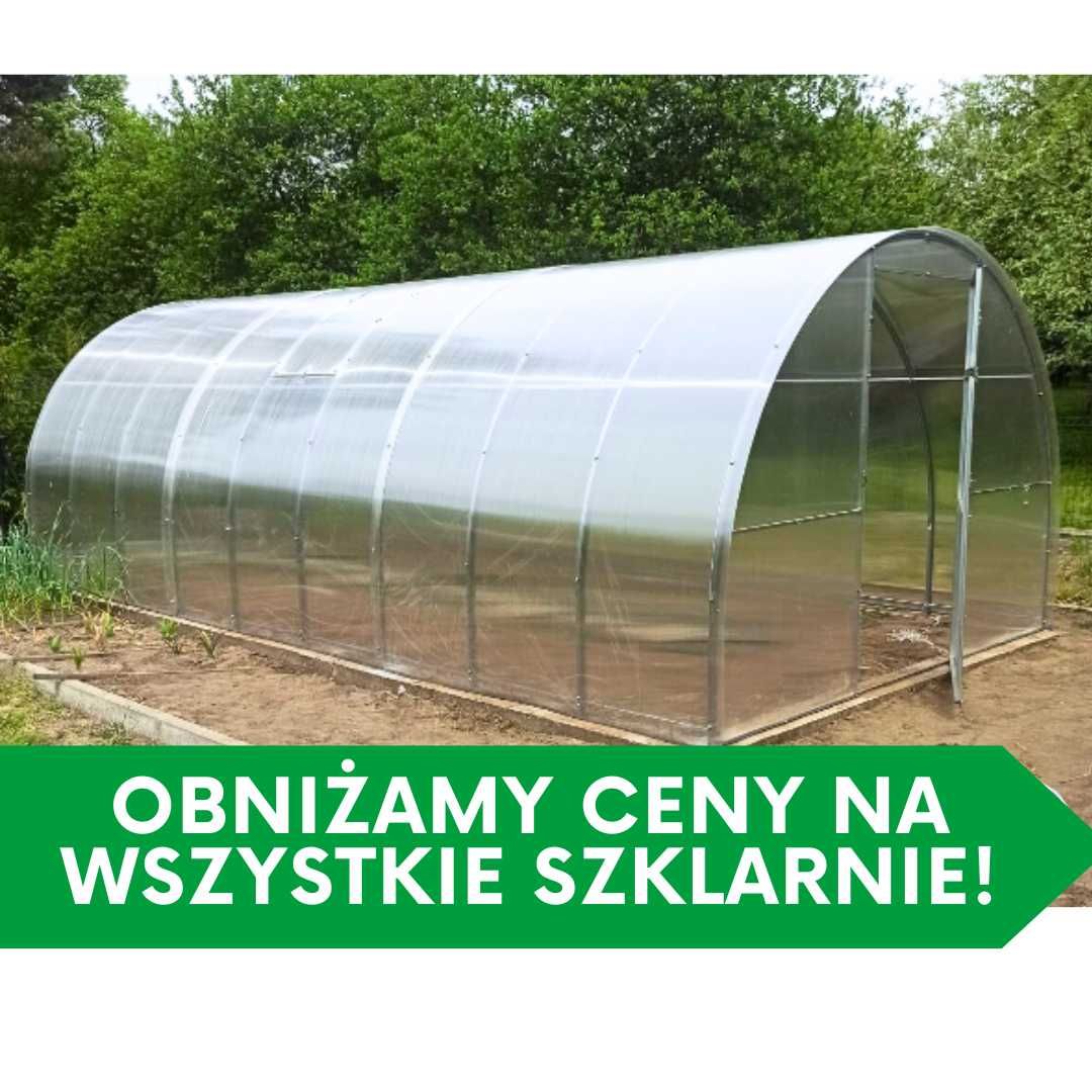 Szklarnia Tunel ogrodowy Poliwęglan 6mm 3m x 4/6/8/10 profil 40x20mm