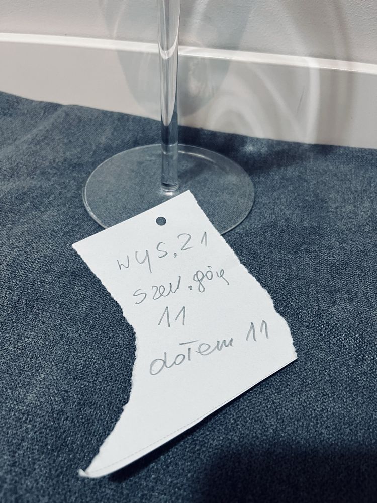 Szkalny swiecznik duzy kielich szklo flakon wazon dzbanek na nozce