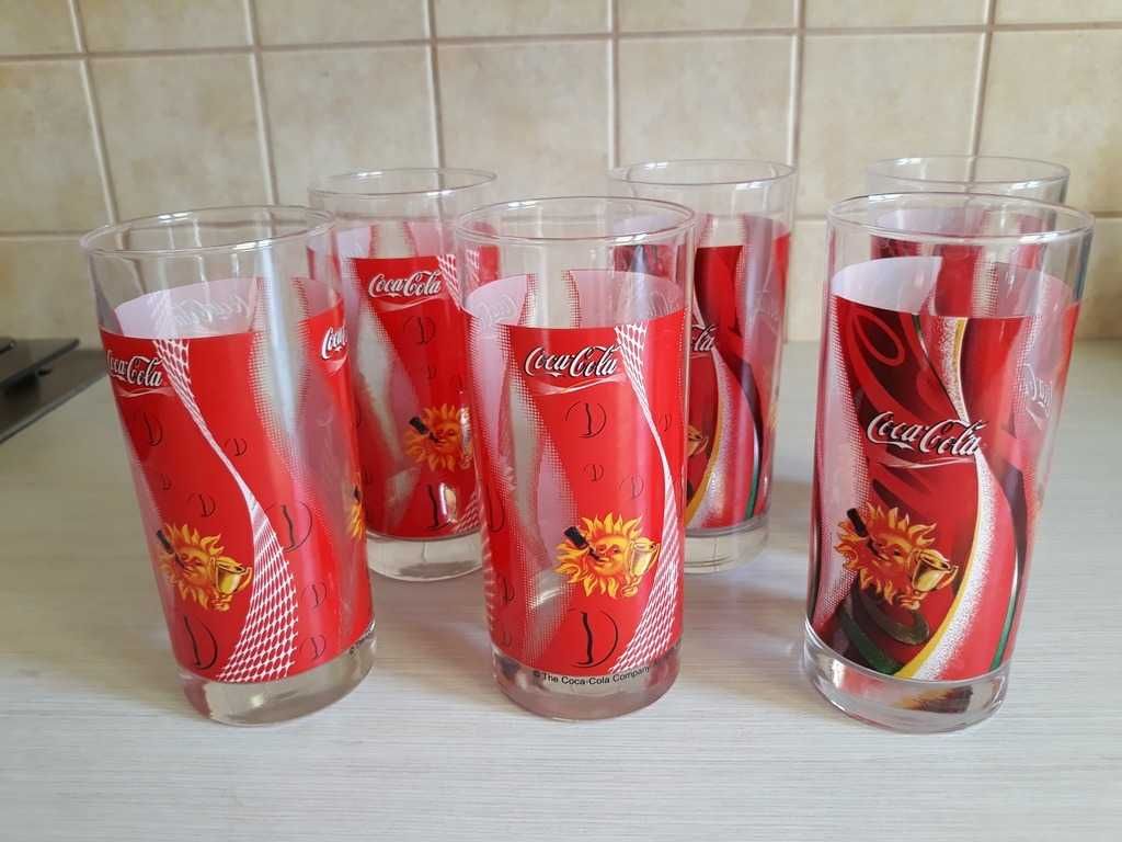 Szklanki Coca-Cola - komplet 6 sztuk