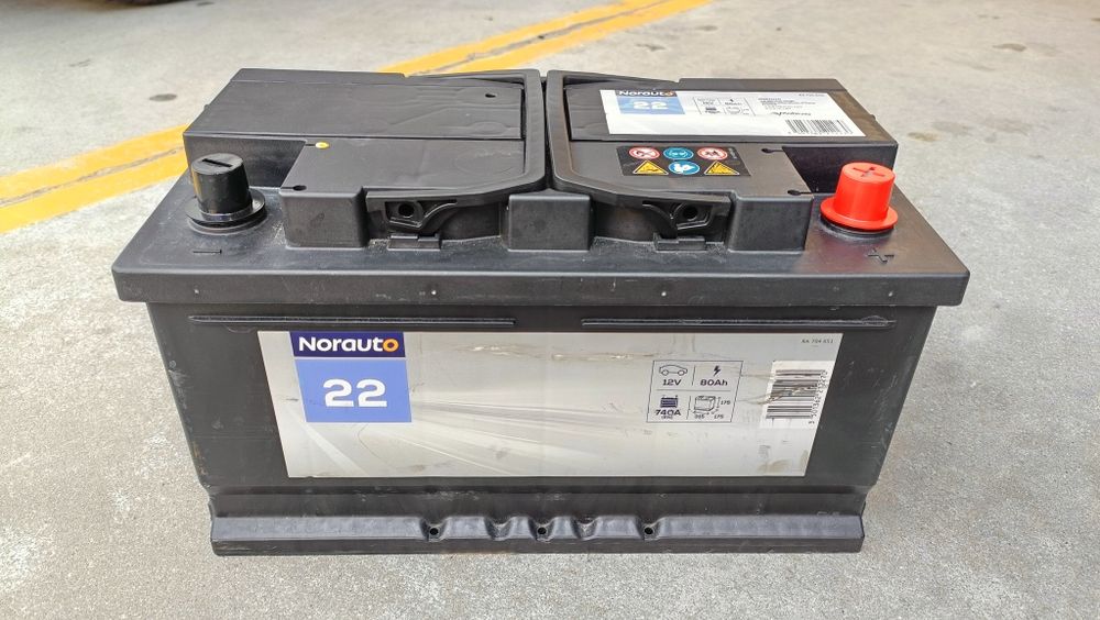 Bateria Auto 80Ah 740A (6 meses de uso)