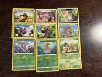 Karty pokemon oryginalne zestaw starsze Seedot Nuzleaf