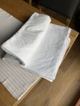 Komplet pościeli bialej 5 kompletow na zamek gruba bawelna 160x200