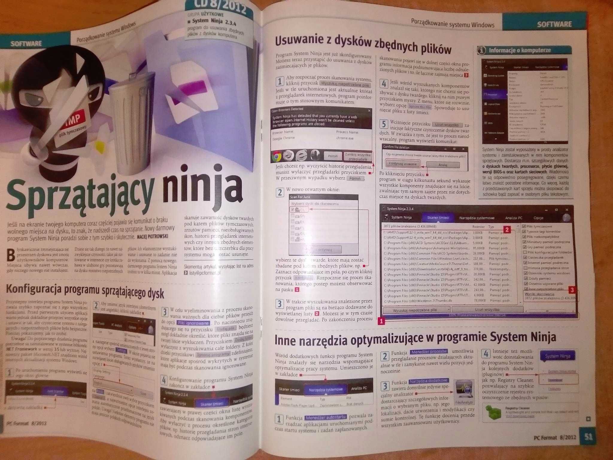 PC Format 8 2012 sierpień (144) Gazeta + płyta CD Czasopismo