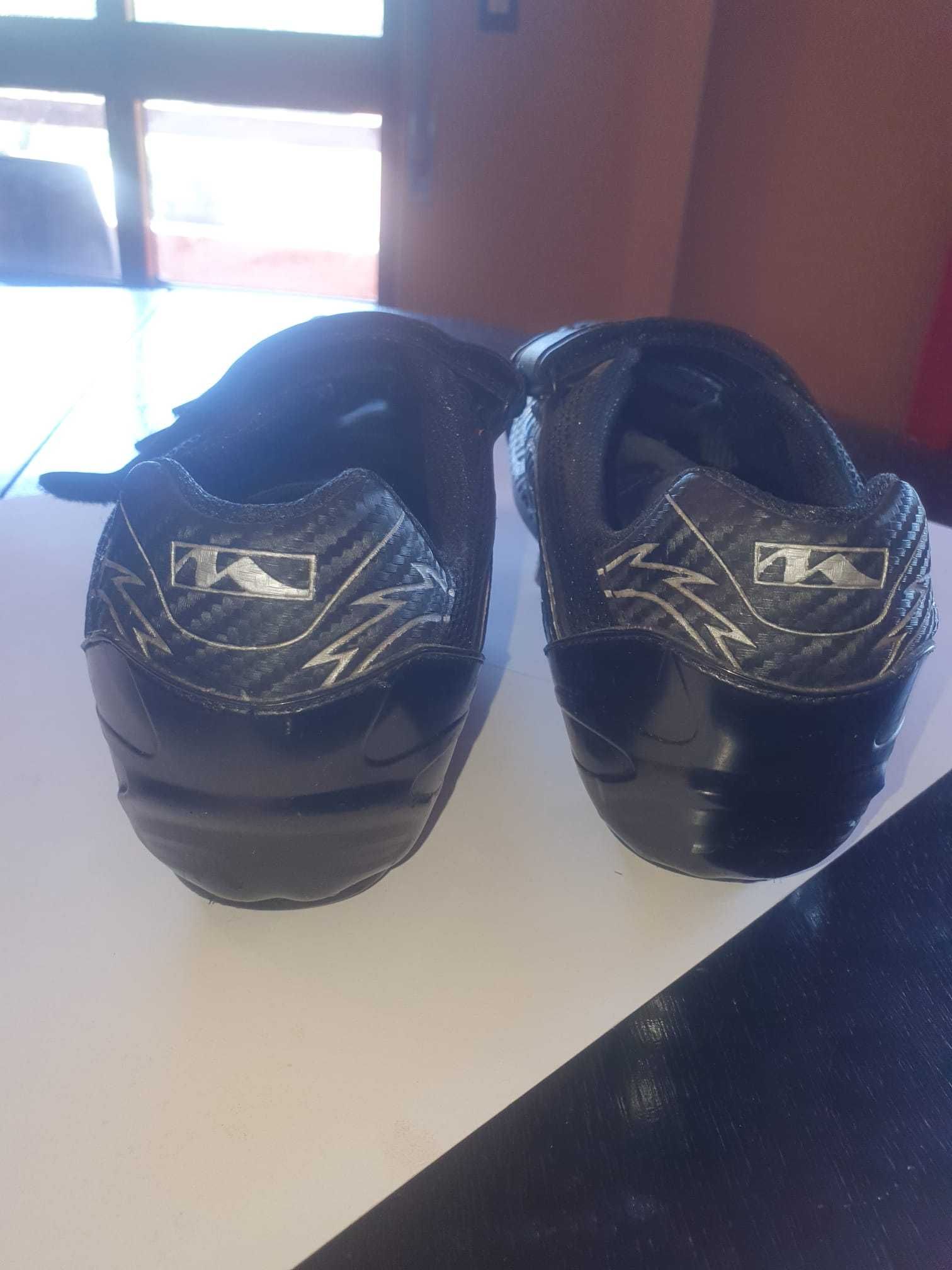 Sapatos bicicleta de estrada nº 44 + pedais de encaixe Trek Bontrager
