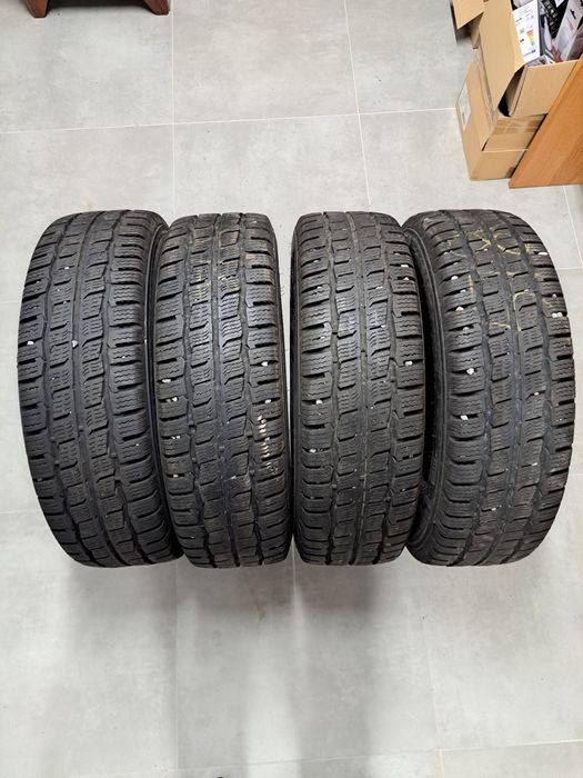 2x opony zimowe zima kumho 8mm 215/75/16c