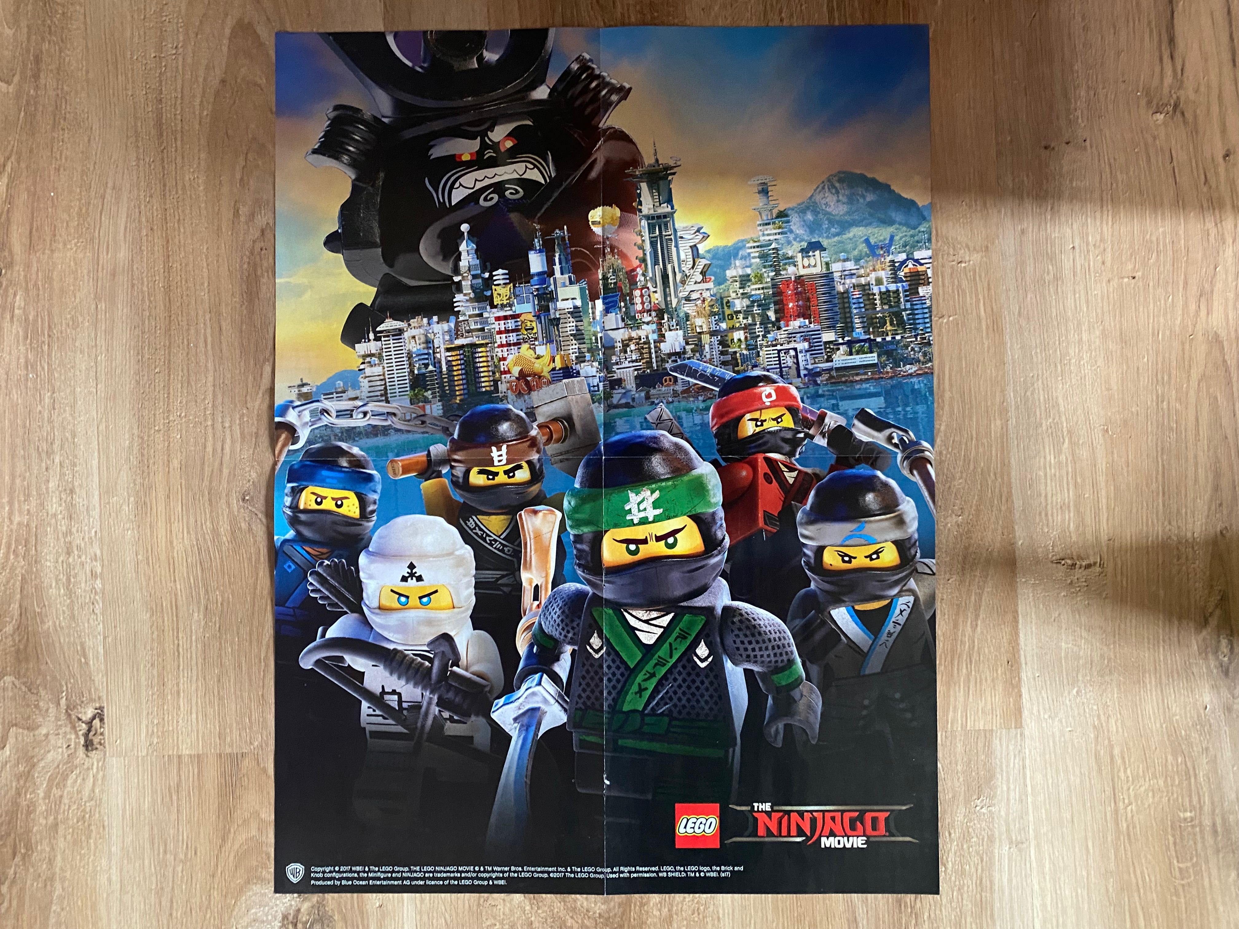 Lego Ninjago Movie album na naklejki duży plakat stan bdb OKAZJA