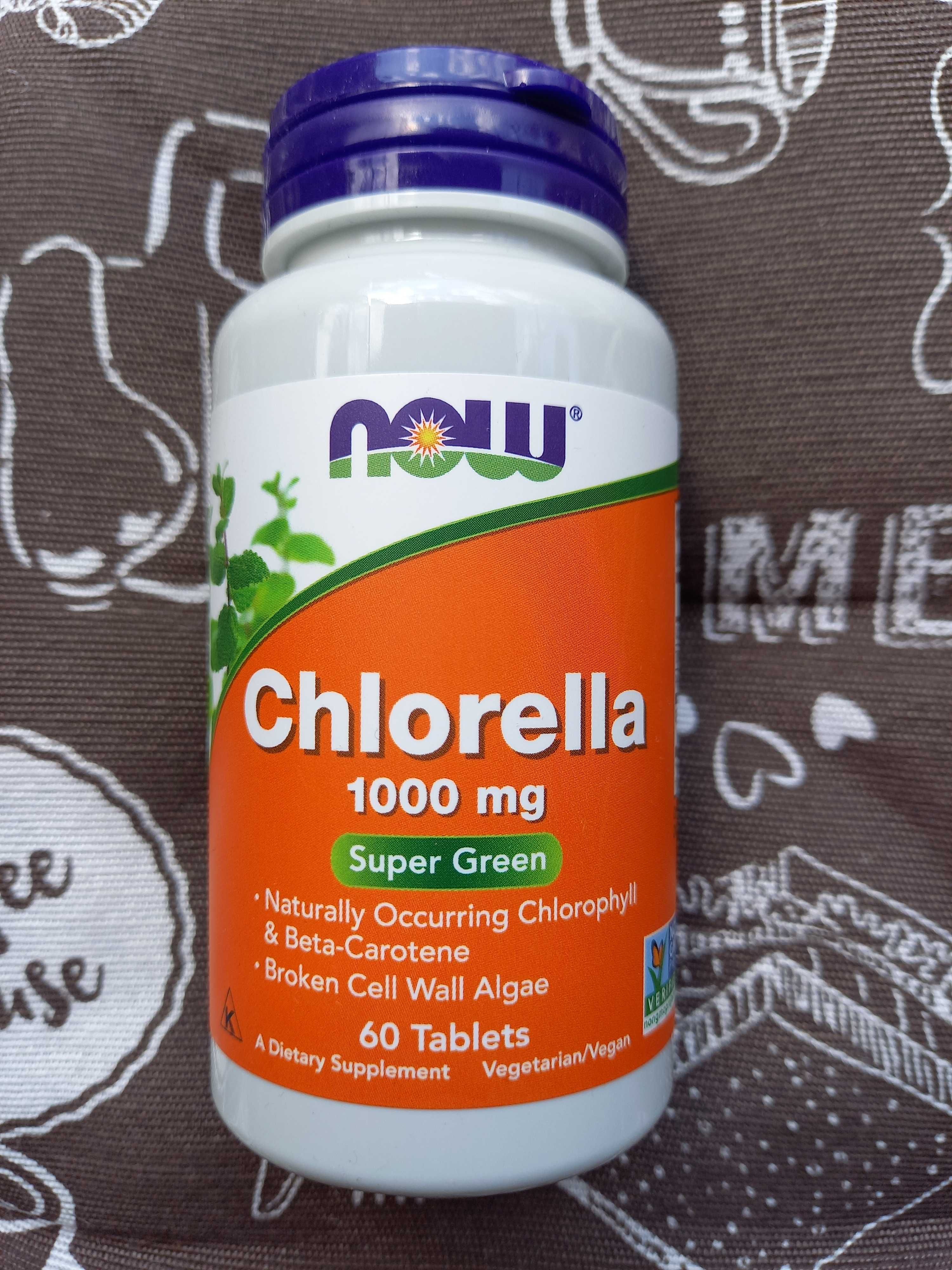 Now Foods Chlorella хлорела хлорелла 500 1000 хлорофілл Chlorophyll