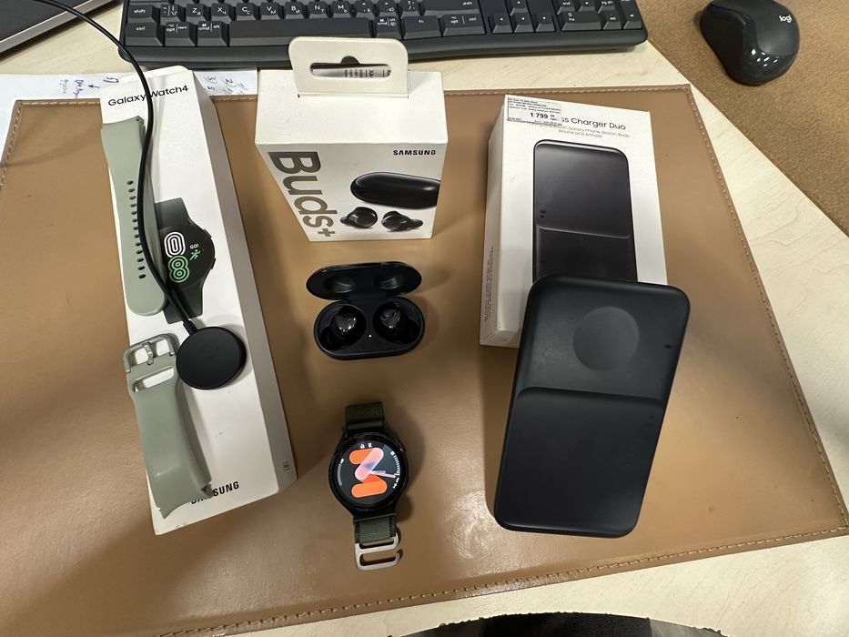 Galaxy watch 4 44 mm | Buds + | Wireless Charger Duo