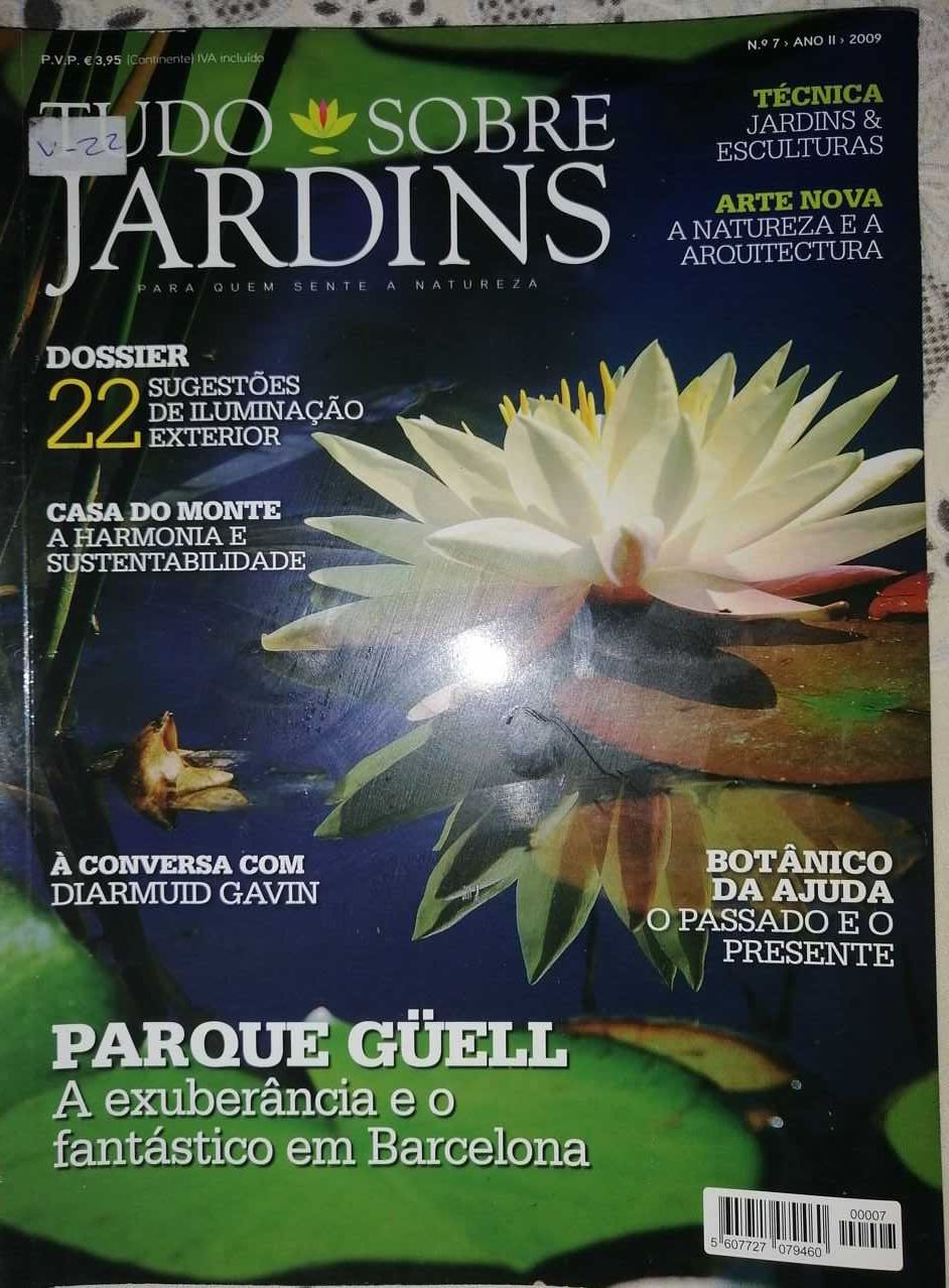 7 Revistas NOVAS de 2008 a 2010 de "Tudo Sobre Jardins"