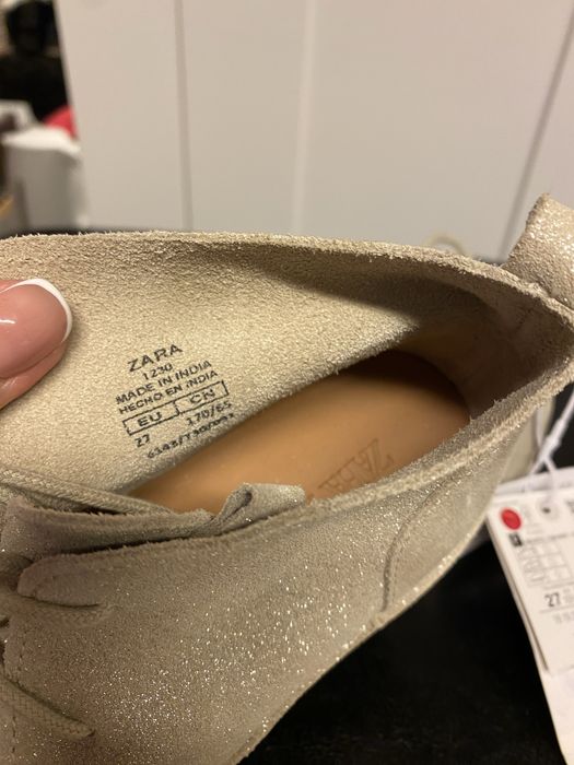 Дитячі лофери ZARA (27 розмір)