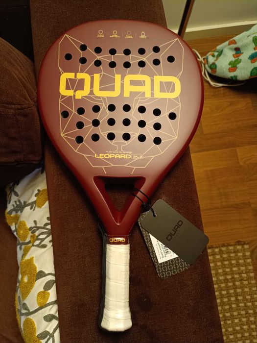 Raquete Padel Quad Leopard nunca usada