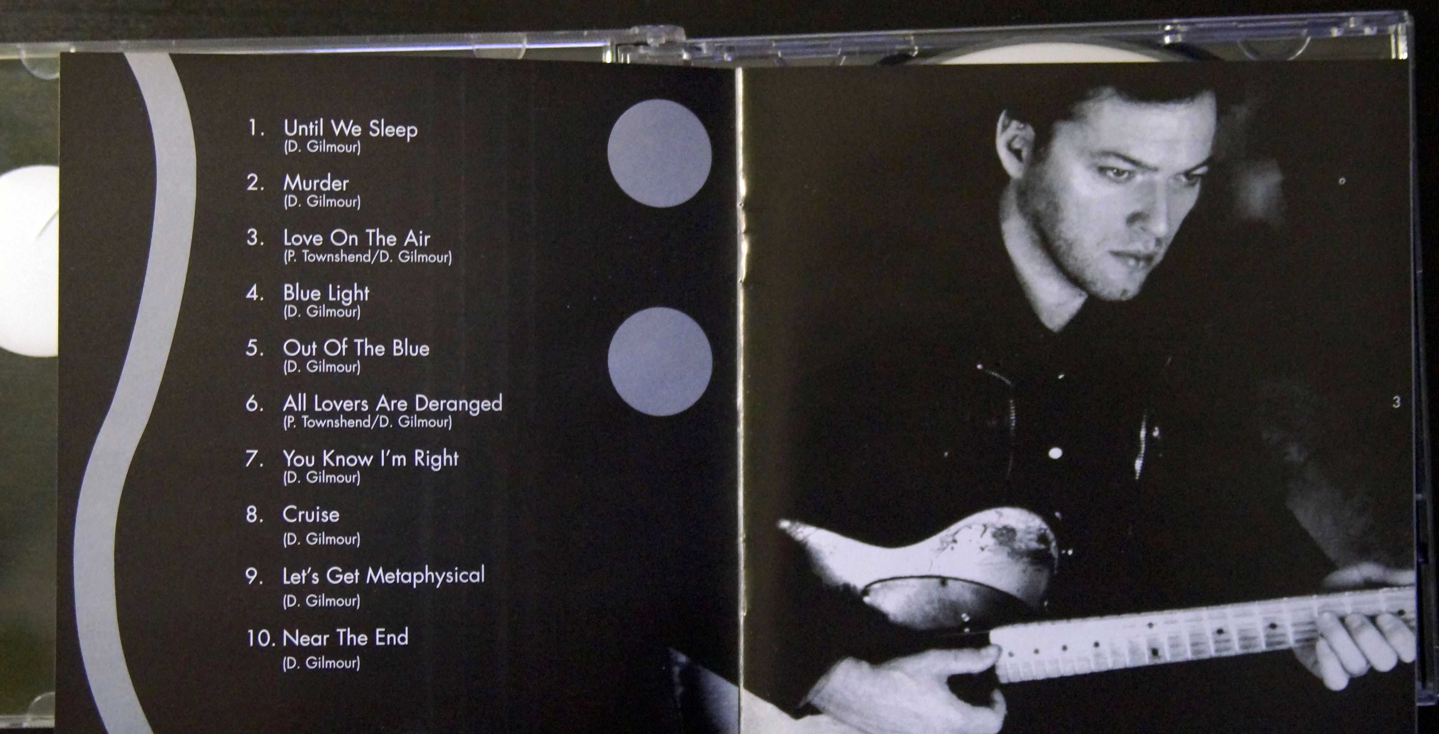David Gilmour About Face CD