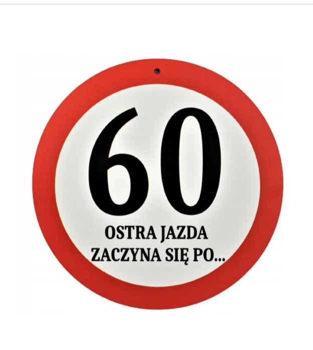 Znak drogowy prezent, ozdoba imprezy