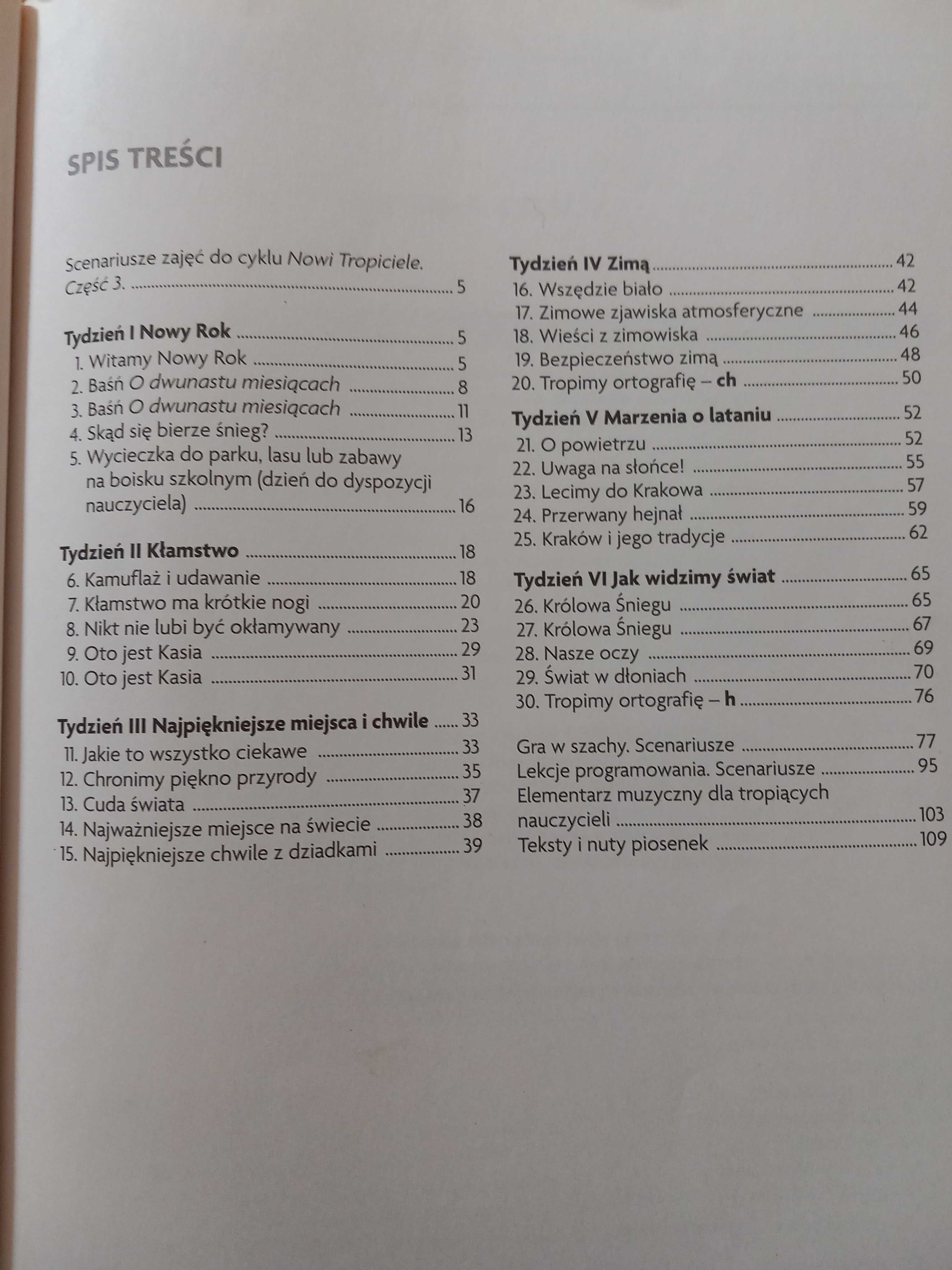 Nowi Tropiciele Poradnik nauczyciela klasa 3 część 1,2,3,4