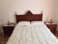 Mobília de quarto vintage em madeira maciça