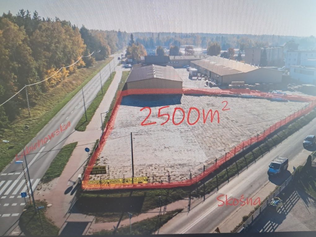 Wynajmę plac ul. Lubichowska Starogard Gdański faktura  VAT