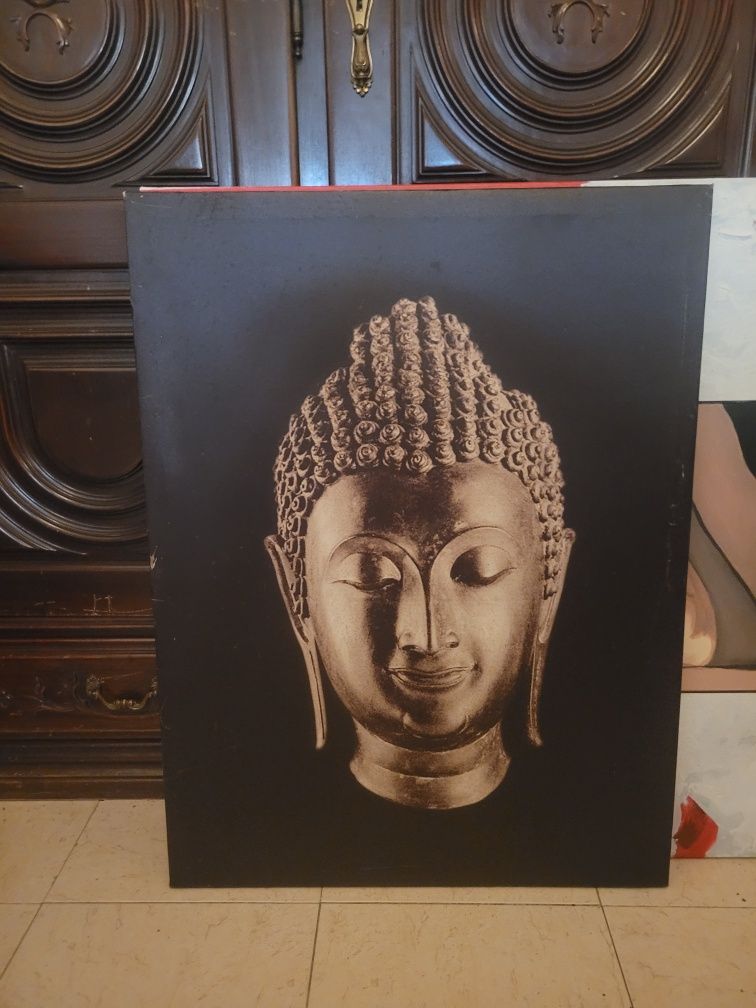 Quadro budista em excelente estado