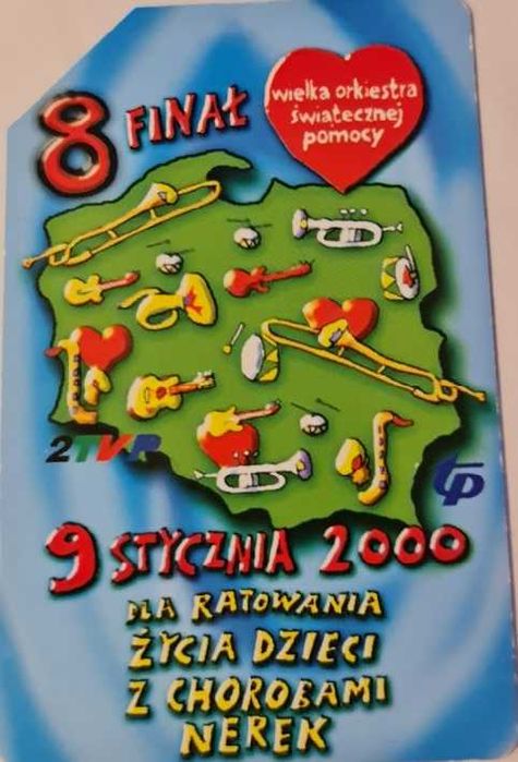 Sprzedam kartę telefoniczną - 8 Finał WOŚP