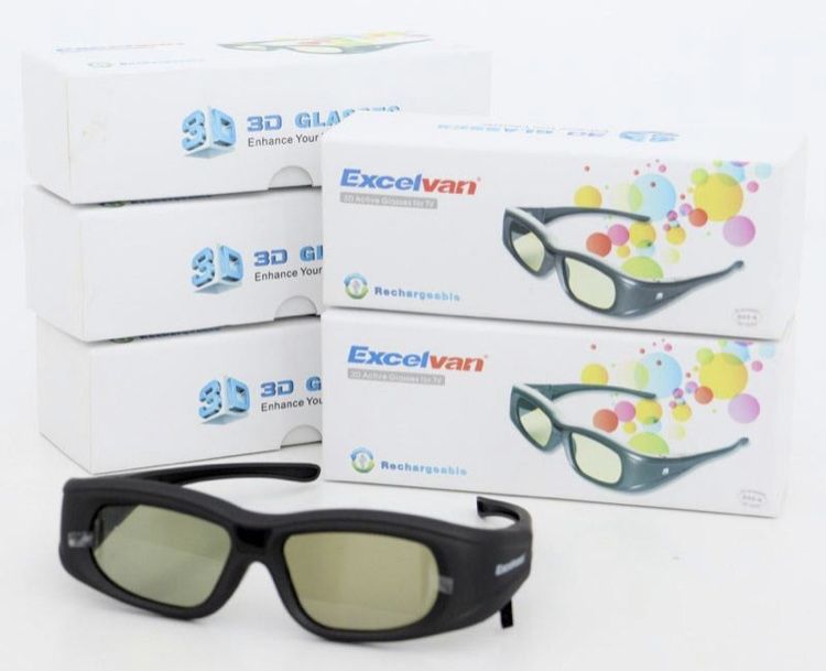Conjunto 5 pares de oculos 3D