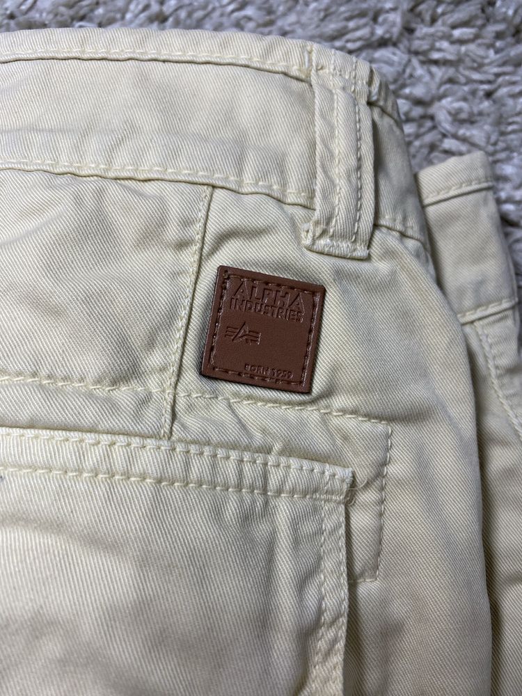 Штани карго Alpha Industries Agent бежеві